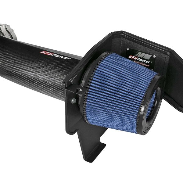 Track Series 6.4L Hemi Carbon Fiber Cold Air Intake System w/Pro 5R Filter Media By aFe Power