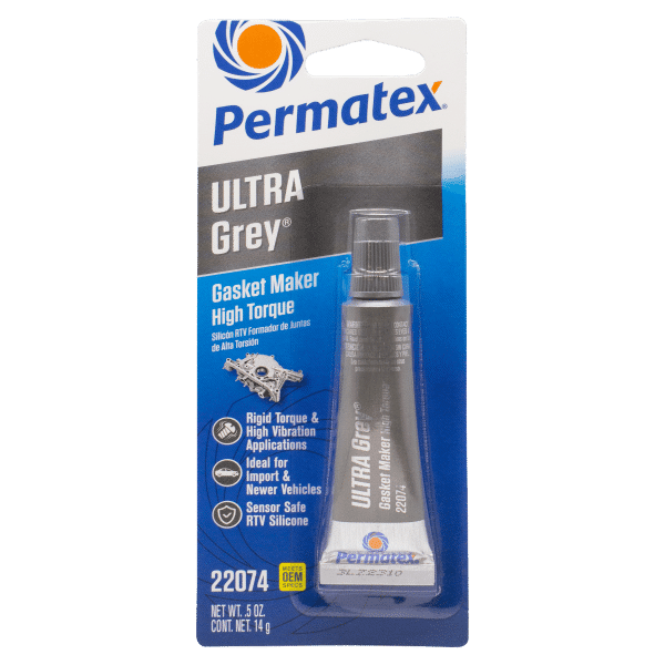 Permatex Ultra Grey RTV Silicone Gasket Maker, 9.5 OZ
