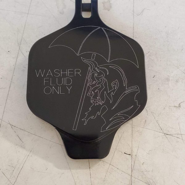 Billet Aluminum Hellcat, Demon, or Redeye Washer Fluid Reservoir Cap By TBA Machine