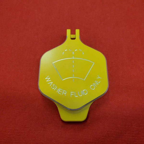 Billet Aluminum Trackhawk Washer Fluid Reservoir Cap By TBA Machine