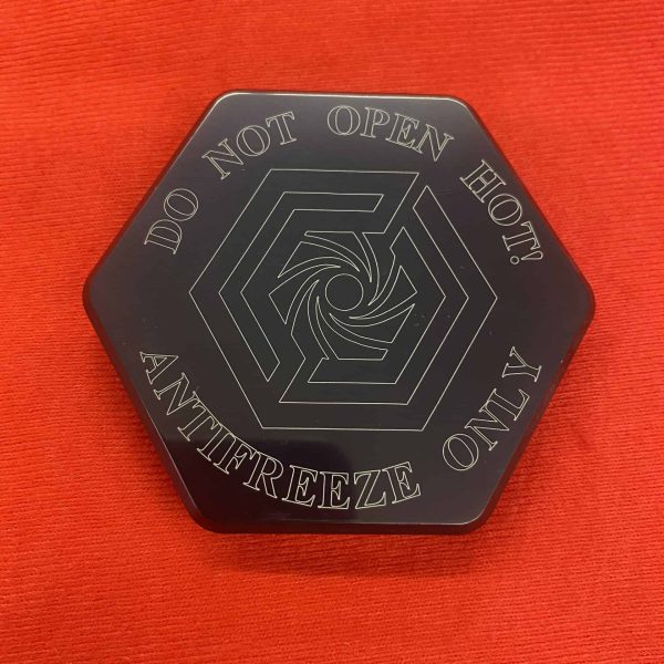 Billet Trackhawk Radiator Cap By TBA Machine