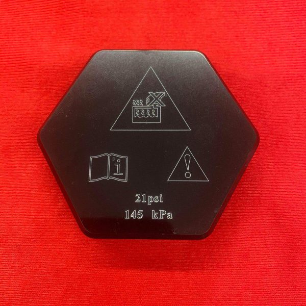 Billet Trackhawk Supercharger Coolant reservoir Cap