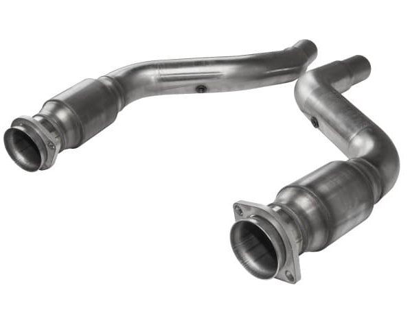 3" SS GREEN Catted OEM Connection Pipes 2006-2023 LX Platform 6.1L/6.2L/6.4L By Kooks
