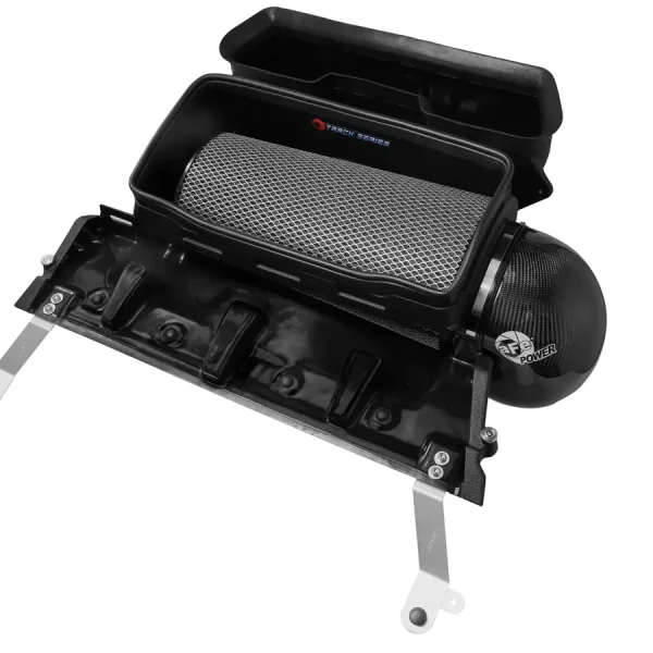 Track Series Carbon Fiber Cold Air Intake System w/ Black Pro 5R Filter For TRX By AFE Power