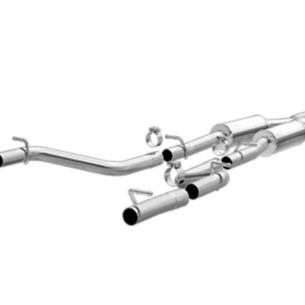 COMPETITION SERIES Stainless Catback Exhaust - REUSES OE TIPS (2015-2016 5.7L HEMI Dodge Charger R/T & Chrysler 300C) - 19227 By Magnaflow