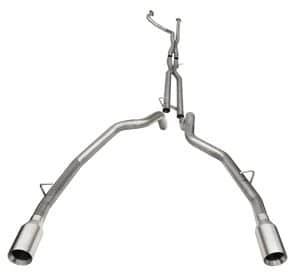 TRX Baja (Muffler Delete) Catback Exhaust Dual Rear Satin Tip By Corsa