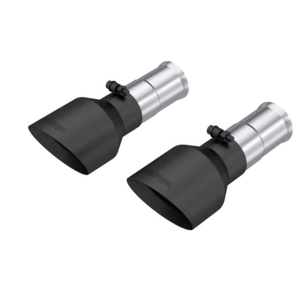 OEM Replacement Tips Black Stainless Steel for 2025 RAM 1500 3.0L Hurricane T5204BLK By MBRP