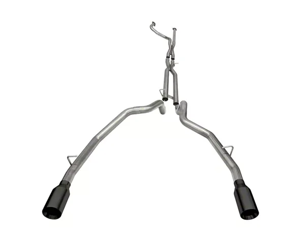 TRX Baja (Muffler Delete) Catback Exhaust Dual Rear Black Tip By Corsa