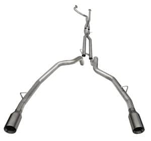TRX Baja (Muffler Delete) Catback Exhaust Dual Rear Gunmetal Tip By Corsa