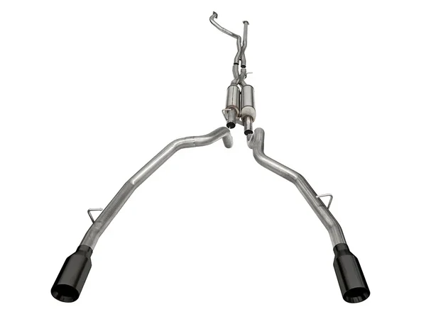 Ram TRX Crew Cab Xtreme Catback Exhaust Dual Rear Black Tip By Corsa