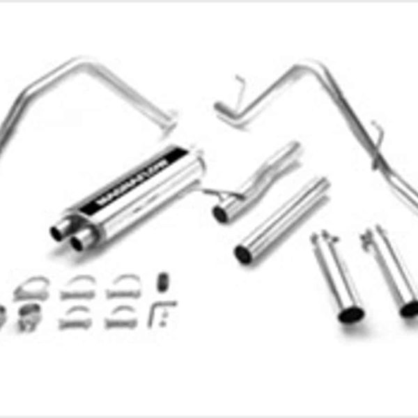 Dual Split-Rear Exit Street Series Cat Back (2003 5.7L HEMI Ram 1500) - 15788 By Magnaflow