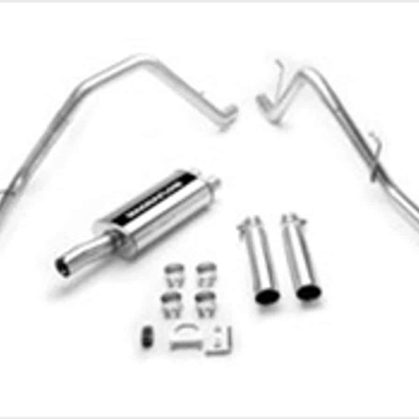 Dual Split Rear Exit Cat Back 2004-2005 HEMI Ram 1500 - 15863 By Magnaflow