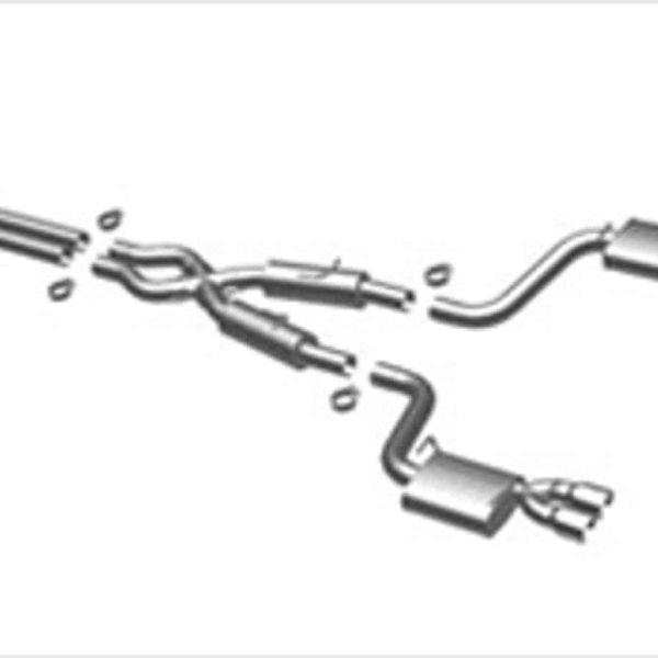 Competition Series Cat-Back Performance Exhaust System for 15-23 charger SRT 392 6.4L & SRT Hellcat 6.2L HEMI - 19371 By Magnaflow