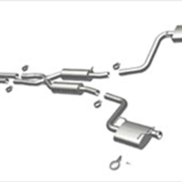 Street Series Catback Exhaust - REUSES OE TIPS for 09-14 Challenger R/T 5.7L VVT HEMI - 16514 By Magnaflow