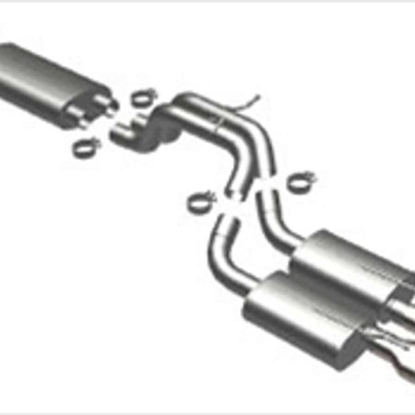 Stainless Catback Exhaust System for 06-10 Jeep Grand Cherokee SRT8 6.1L HEMI - 16709 By Magnaflow