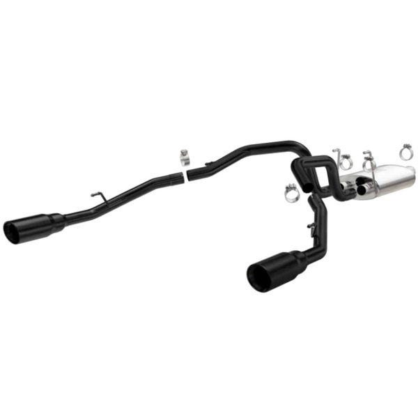09-23 Dodge & RAM 1500 5.7L HEMI Dual Spilt Rear Exit Black Stainless C/B Perf Exhaust - 15363 By Magnaflow