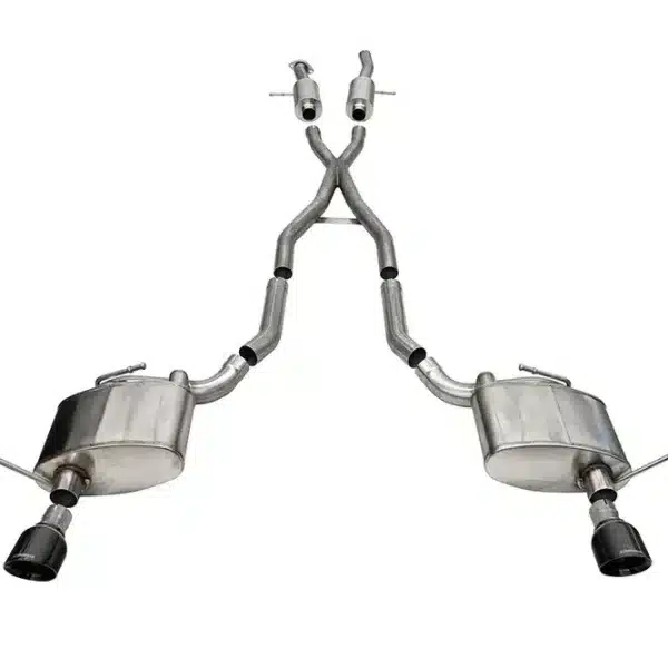 Xtreme, Sport / 2.5 in Cat-Back 4.5 in Single Tips | 2011-21 Jeep Grand Cherokee 5.7L By Corsa