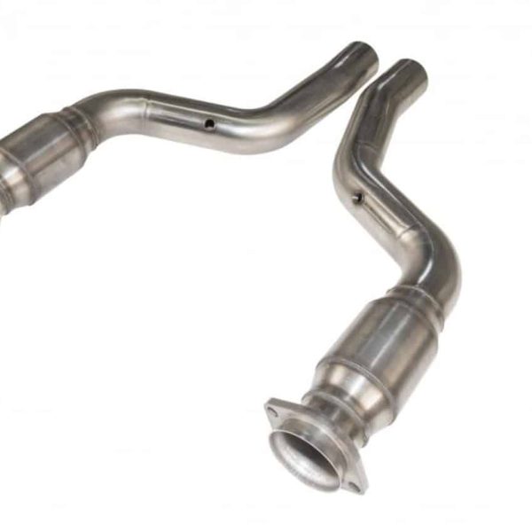 3" x OEM GREEN Catted Mid Pipes for 05-23 Challenger, Charger, Magnum, 300C SRT8 6.1/6.4L, SRT 392 & SRT Hellcat 6.2L HEMI with Kooks Longtubes By Kooks