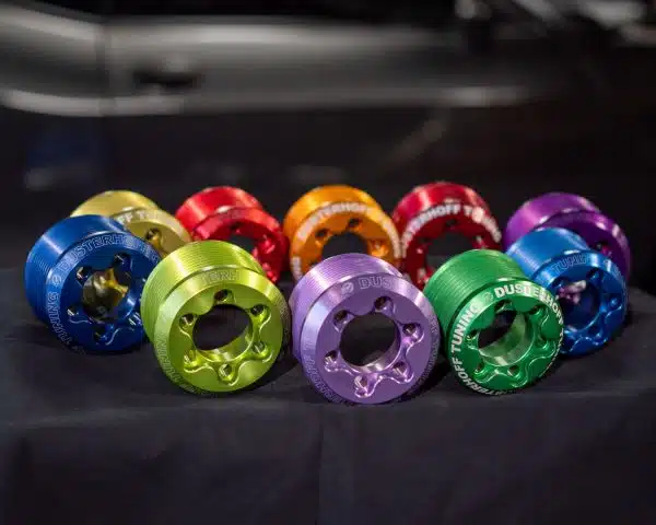 colored supercharger pullies