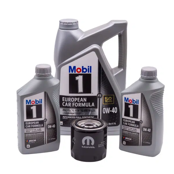 Mobil 1 FS 0W-40 Gen 3 HEMI Oil Change Kit | 7 Quarts & OEM Mopar