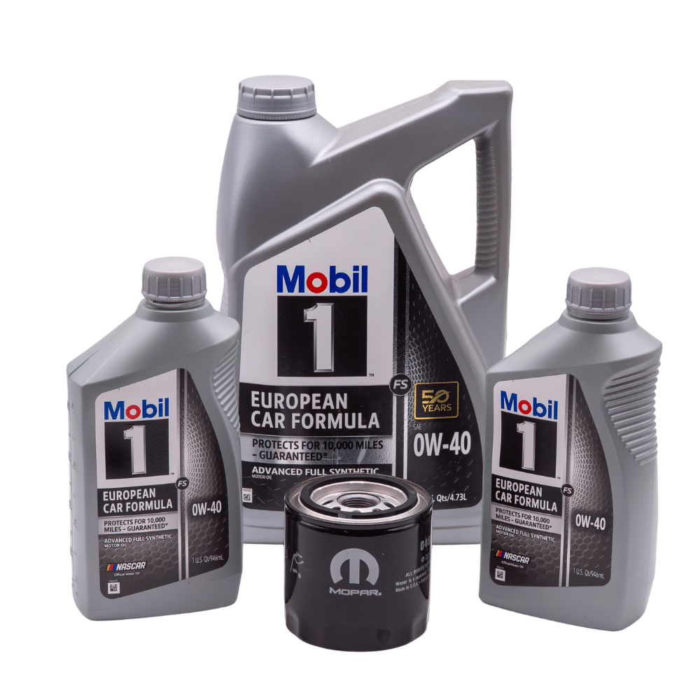 メンテナンス Mobil 1 0w-40 20L Mobil 1 FS 0W-40 Gen 3 HEMI Oil Change Kit | 7 Quarts & OEM Mopar