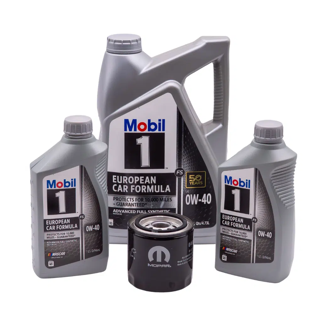 Mobil 1 FS 0W-40 Gen 3 HEMI Oil Change Kit | 7 Quarts & OEM Mopar